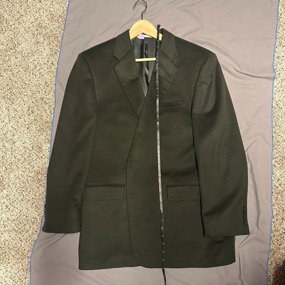 Hickey Freeman Cashmere Blazer Loro Piana Fabric size 42‎ Reg